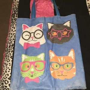 Kitten tote bag and book set